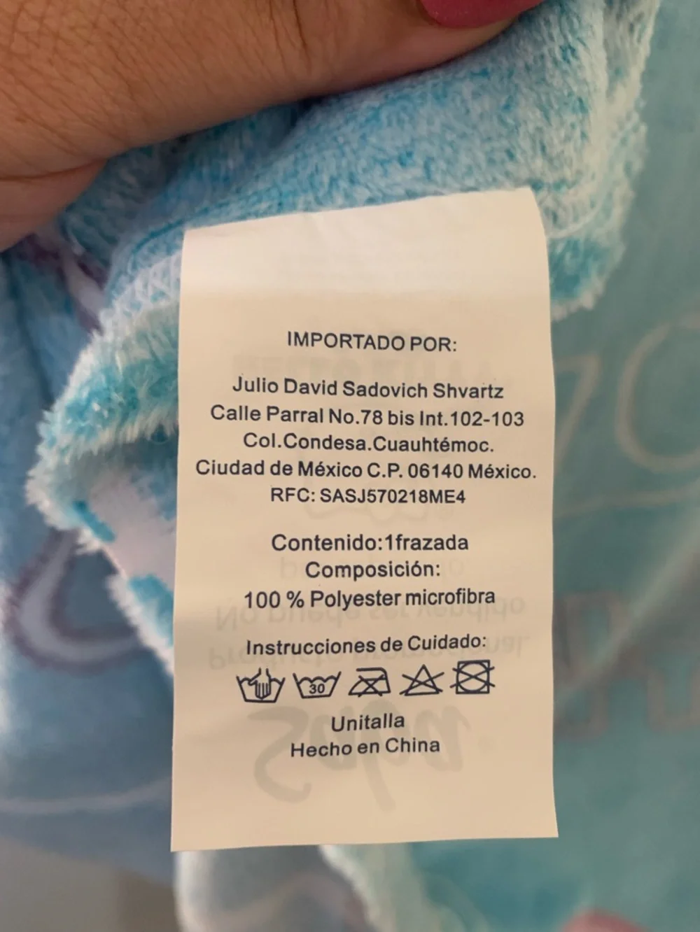 Limited Edition Hello Kitty Blue Plush Throw Blanket